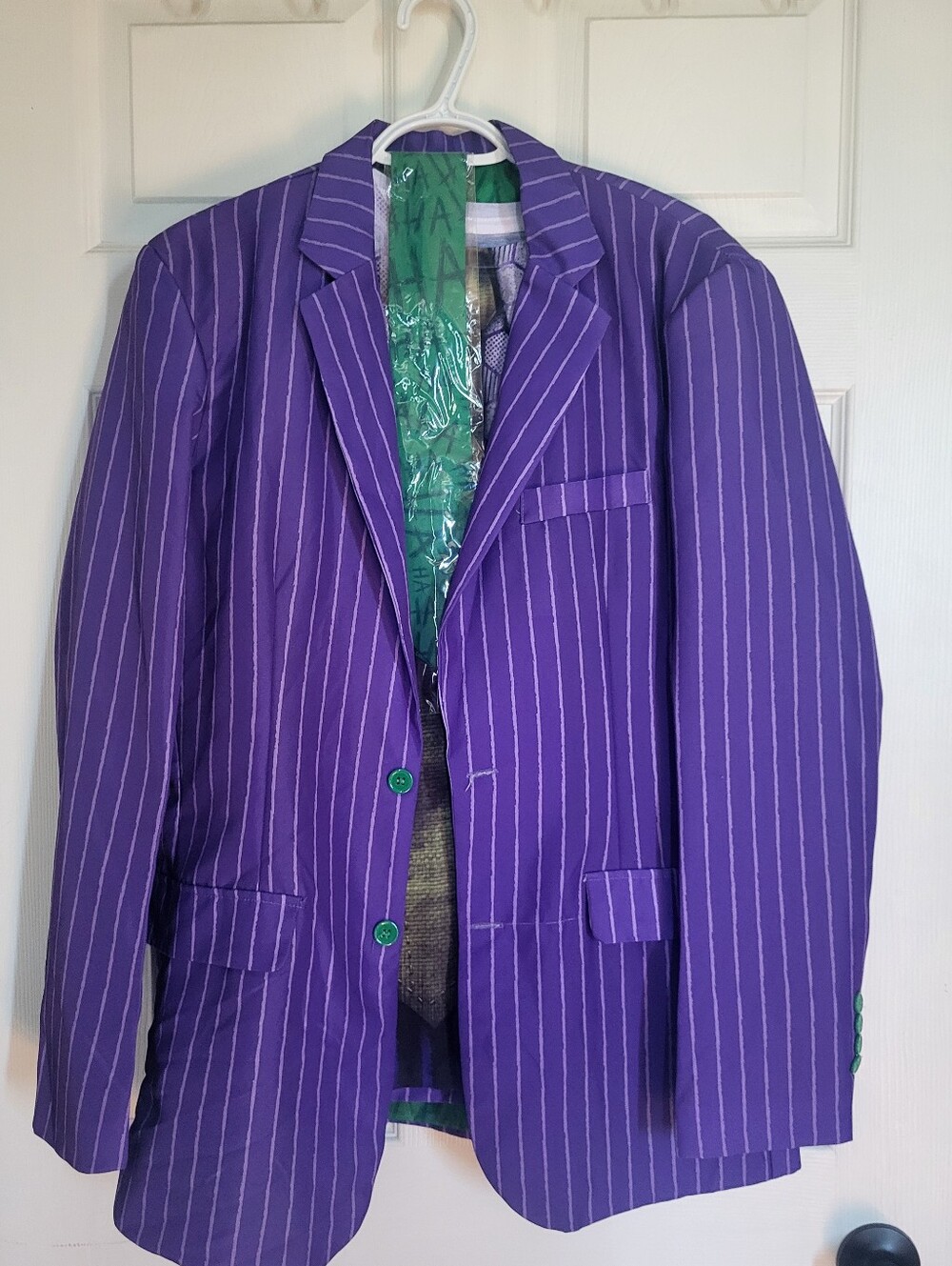 DC Comics Spirit Halloween The Joker Costume Suit 3-Piece Set - Size Medium
